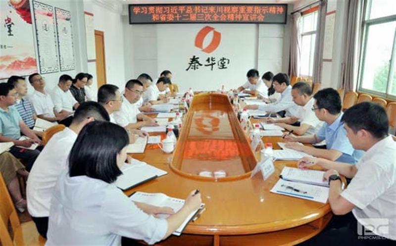 集团领导赴泰华堂制药开展学习贯彻习近平总书记来川视察重要指示精神和省委十二届三次全会精神宣讲并指导班子专题民主生活会